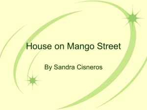 House on Mango Street - CPHS English Honors 9