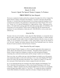TRUE WEST - Speak the Speech Theatre Company