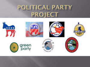 Political Party Project