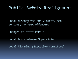 PowerPoint Overview - California Police Chiefs Association