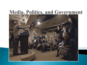 Media in Politics (AP Government only)