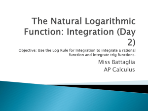 Use the Log Rule for Integration to integrate a rational function and