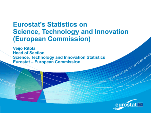 Eurostat's Statistics on Science, Technology and Innovation