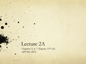 Lecture 2A