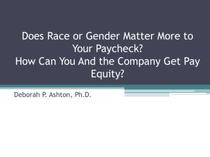 Does Race or Gender Matter More to Your Paycheck? How Can You And
