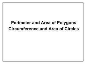 Perimeter & Area of Polygon