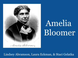 Life and Writings of Amelia Bloomer