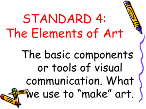 Standard 4 Elements of Art