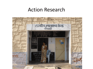 Action research Theory building