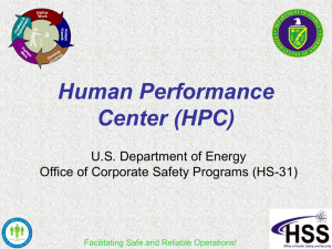 Human Performance Center (HPC)