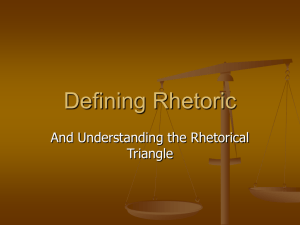 Link to Notes on Defining Rhetoric