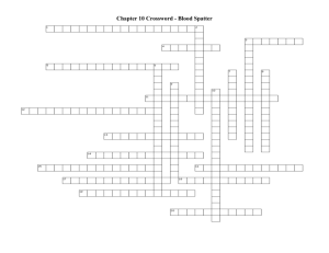 Chapter 10 Crossword
