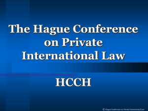 Member States of the Hague Conference on private international law