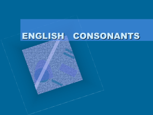 LECTURE_4_English consonants
