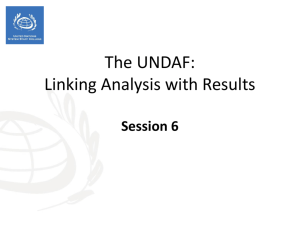 Session 6 Linking Analysis with Results