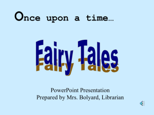 What are fairy tales? - Lamar R