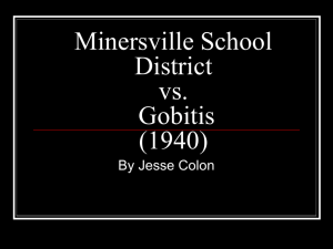 Minersville School District vs. Gobitis (1940) - SCOTUS-Case