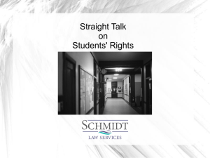 Students Rights Presentation