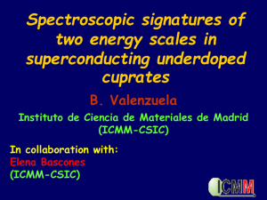 Spectroscopic signatures of two energy scales in superconducting
