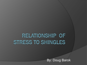 Correlation between Stress and Shingles