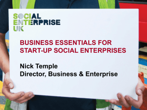 Start-ups - Social Enterprise UK