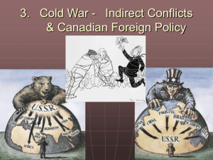 Cold War - Indirect Conflicts