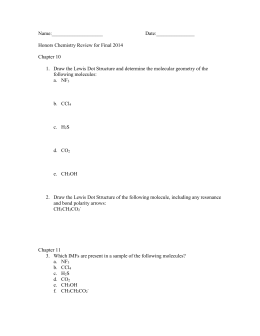 Chapter 9 Stoichiometry Practice Test