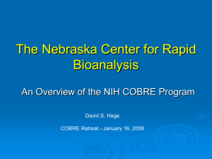 An Overview of the NIH COBRE Program