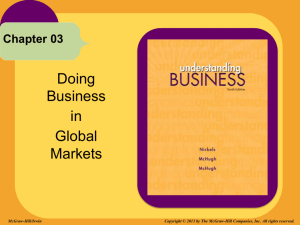Chapter 3b_Doing Business in Global Market