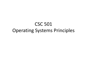 CSC 501: Operating Systems