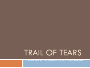 Trail of Tears intro
