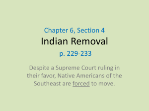 Indian Removal - El Segundo Middle School