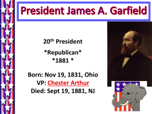 James Garfield Notes - Madison County Schools