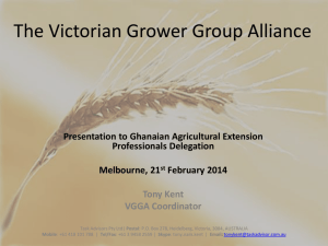 The Victorian Grower Group Alliance - Ghana