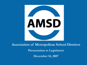 Slide 1 - Association of Metropolitan School Districts