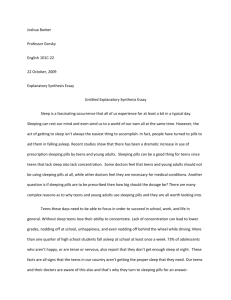 Explanatory Synthesis Essay