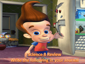 Science 8 Review