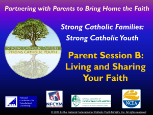 Power Point - Strong Catholic Families