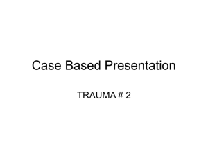 Case Based Presentation - UBC Critical Care Medicine, Vancouver
