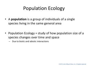 BIO200--Population Ecology