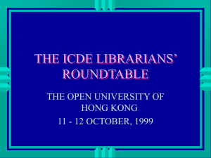 powerpoint slide - The Open University of Hong Kong