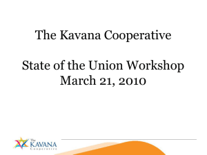 Kavana Quarterly Report