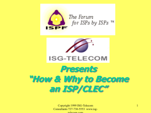 What Is a CLEC? - ISG