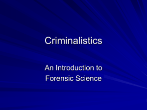 History of Forensic Science