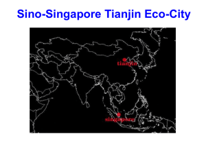 Eco-City Project: Proposed Site - Tianjin Eco-city