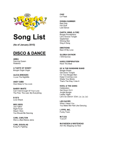 Right On Band – Song List 01-30-15