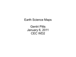 Earth Science Maps - CEC Freshmen Showcase