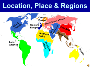 Place & Regions