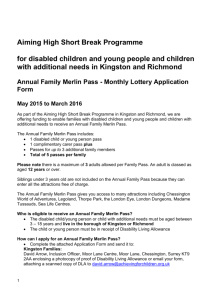 Merlin Pass Monthly Lottery Application Form May 2015 to Mar 2016