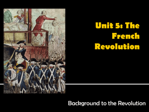 The French Revolution - Lakeland Regional High School